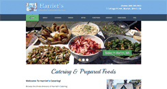 Desktop Screenshot of harrietscatering.com